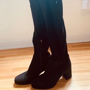 Knee high Franco Sarto black boots. Gently worn.